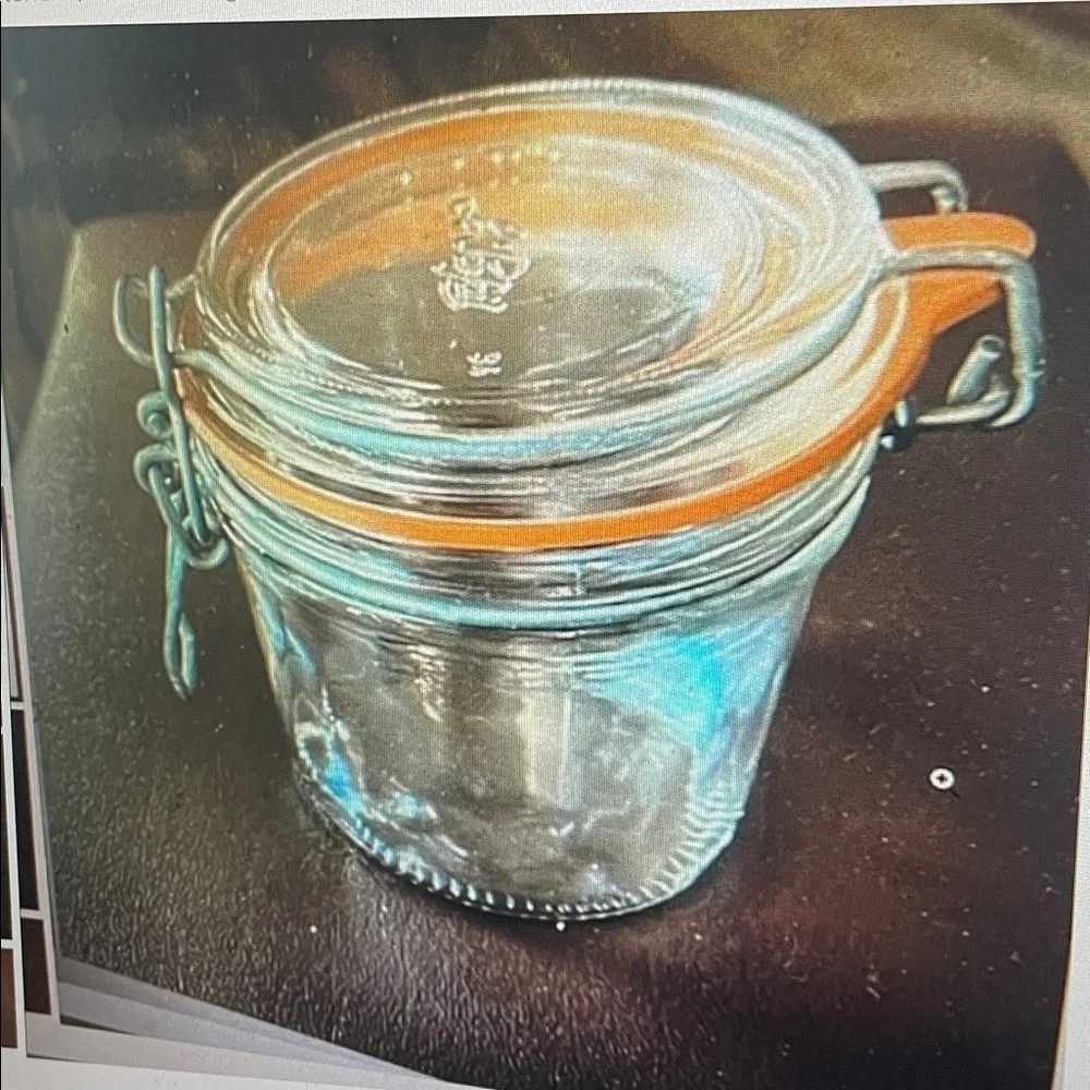 VTG LE PARFAIT SUPER 350 GLASS CANNING/STORAGE JAR - FRANCE